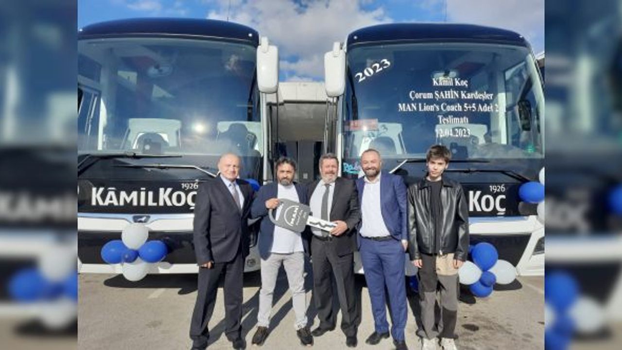 Kâmil Koç acentesi Şahin Kardeşler 5 MAN Lion’s Coach yatırımı ile otobüs sayısını 65’e yükseltti