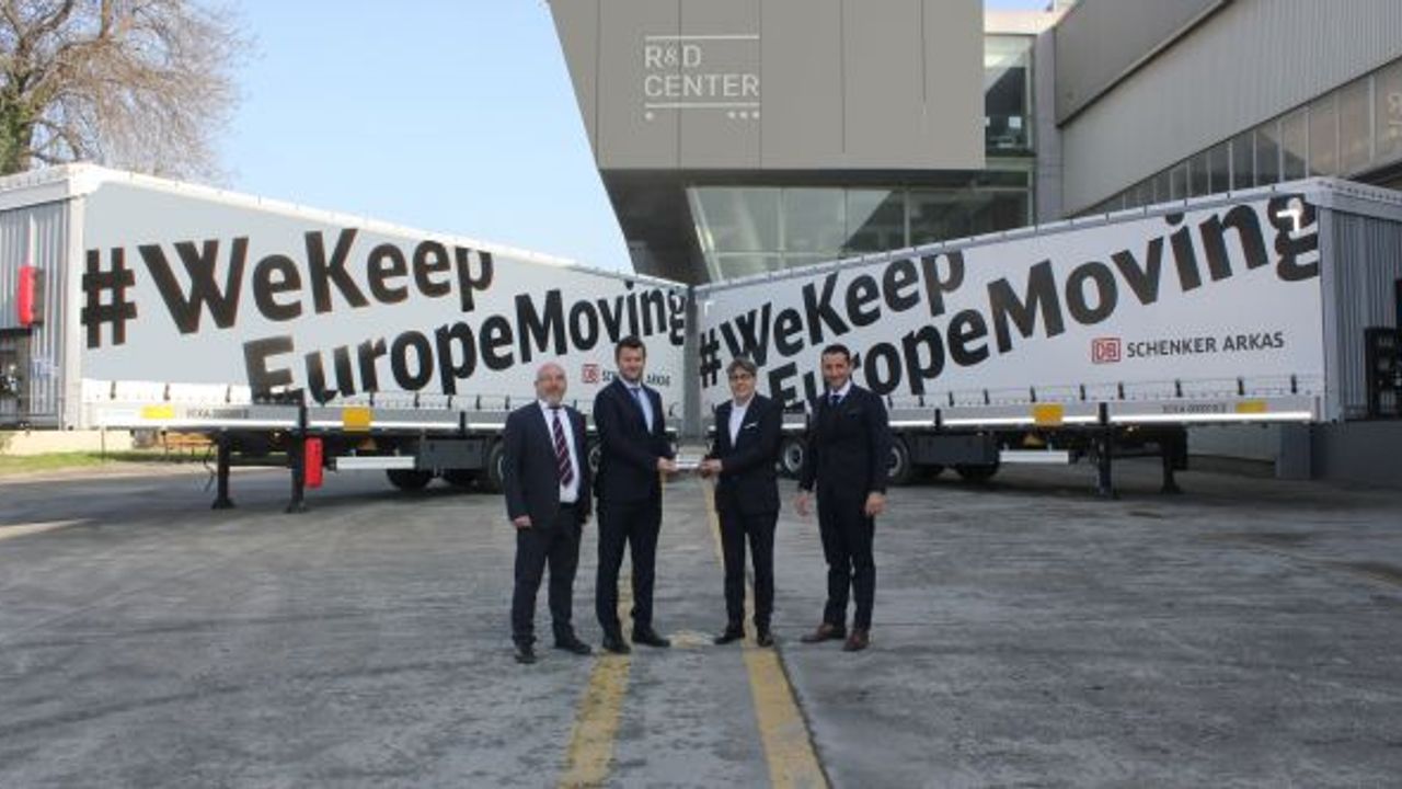 DB Schenker Arkas’ın yeni treyler yatırımında tercihi Tırsan oldu