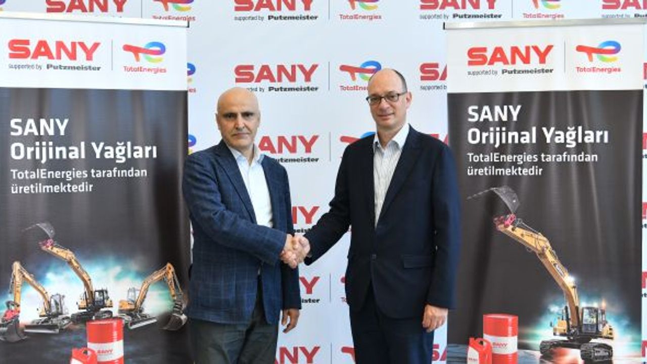 TotalEnergies, dünya devi SANY iş makineleri için Menemen’de madeni yağ üretimi yapacak