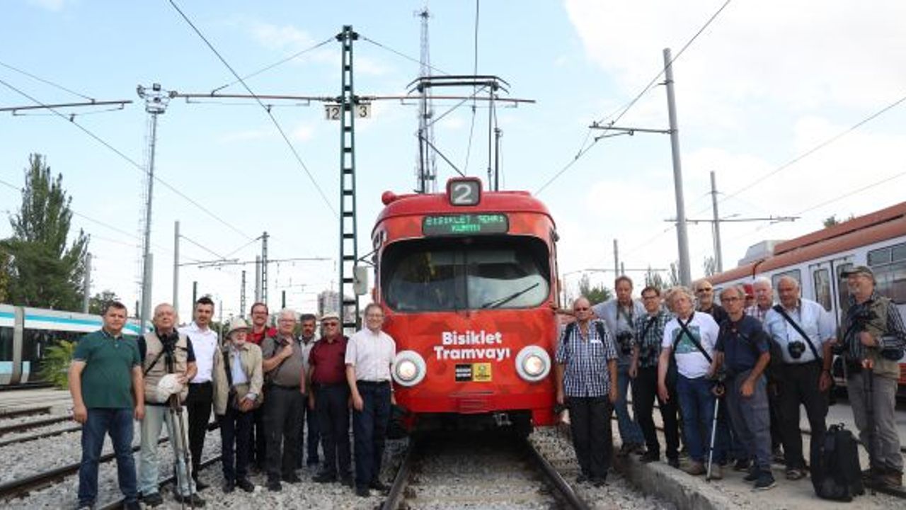 Almanya merkezli Tramvay Dostları Derneği Konya’da biraraya geldi