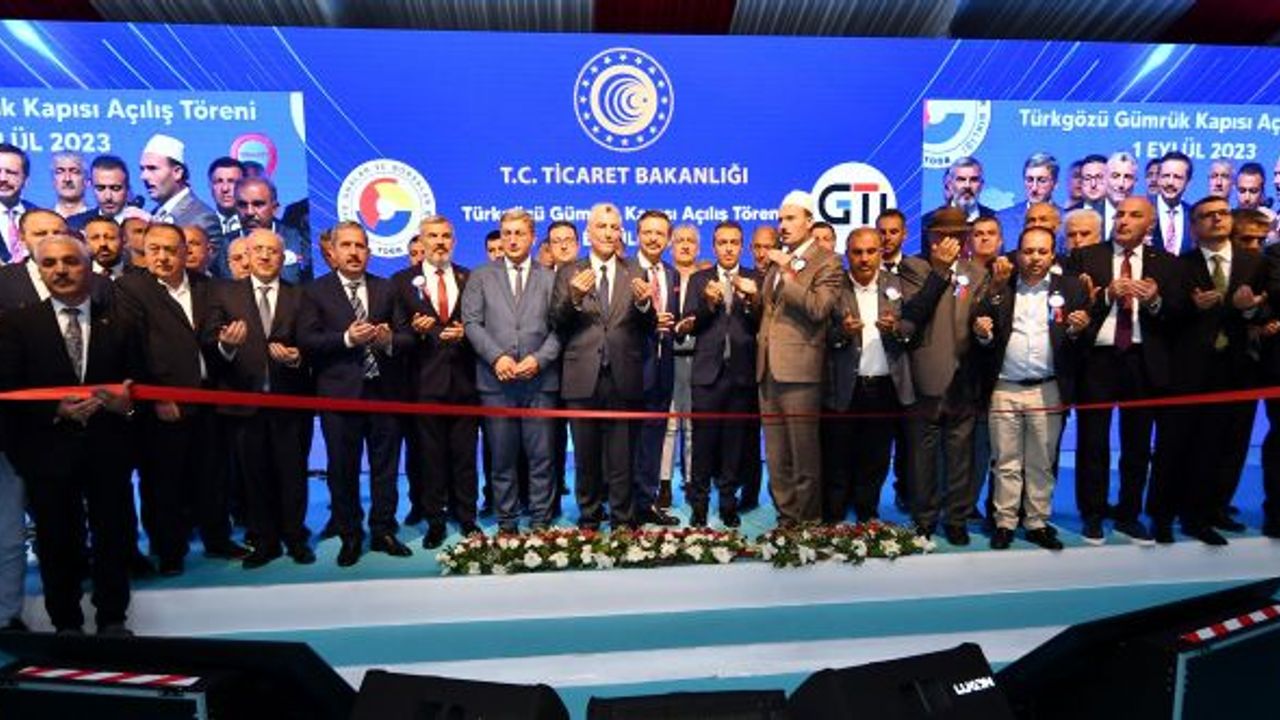 Türkgözü Sınır Kapısı törenle açıldı