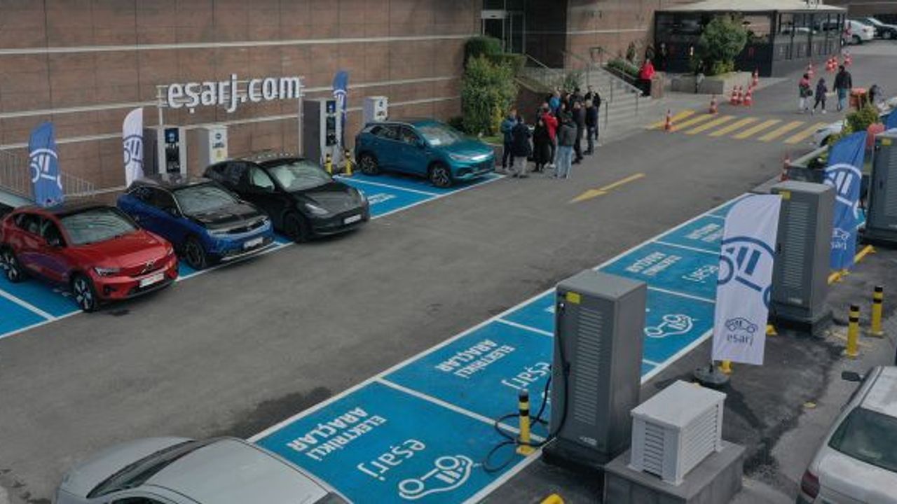 Eşarj, 20 Araçlık Şarj İstasyonunu Ankara’da Açtı