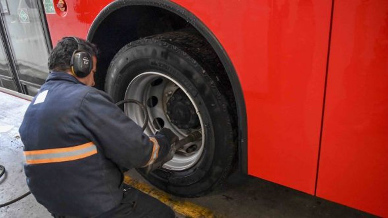 EGO 1850 otobüsü kış şartlarına hazırladı