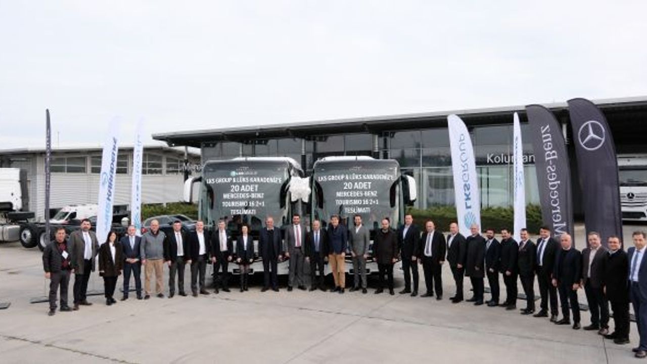 Mercedes-Benz Türk’ten LKS Group’a 20 adet Mercedes-Benz Tourismo 16 RHD 2+1 otobüs teslimatı