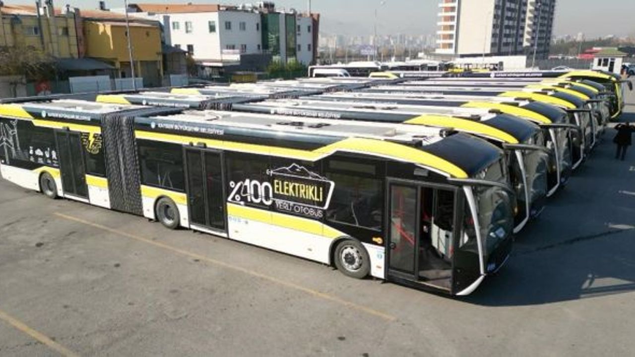 Yeni elektrikli otobüsler görücüye çıkıyor