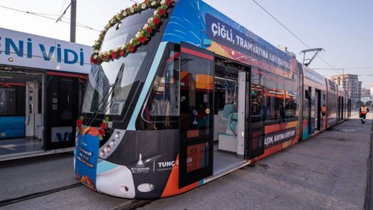 Çiğli Tramvayı 15 Ocak’ta test sürüşlerine başlıyor