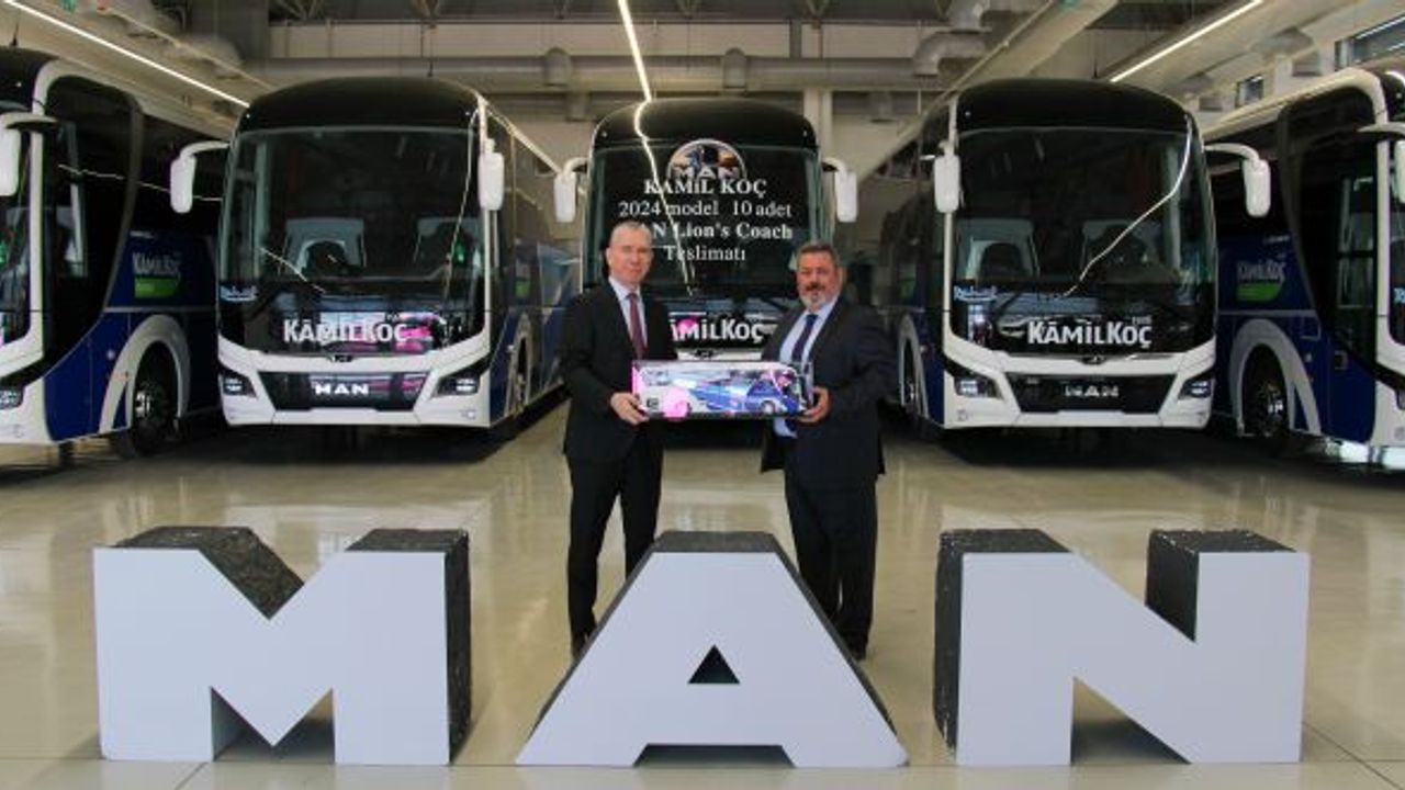 MAN, Kamil Koç’a 10 adet ödüllü MAN Lion’s Coach teslimatı yaptı