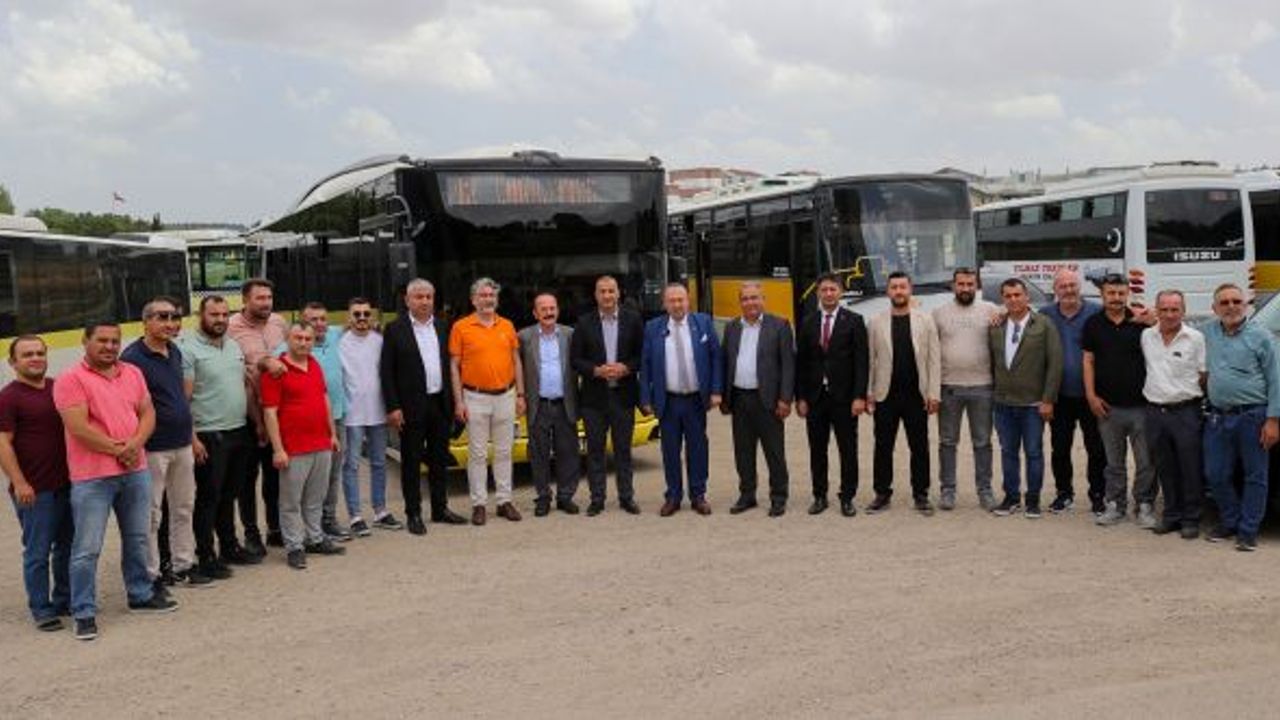 Başkan Yalım: Otobüsçüye 100 litre mazot destek sözümüzü yerine getireceğiz