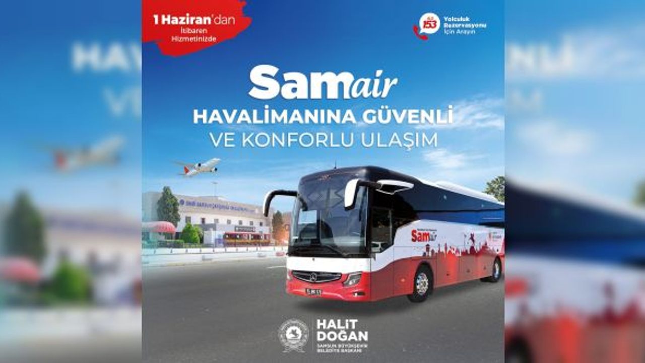 Samsun-Çarşamba Havalimanı’na yolcular SAMAIR ile taşınacak
