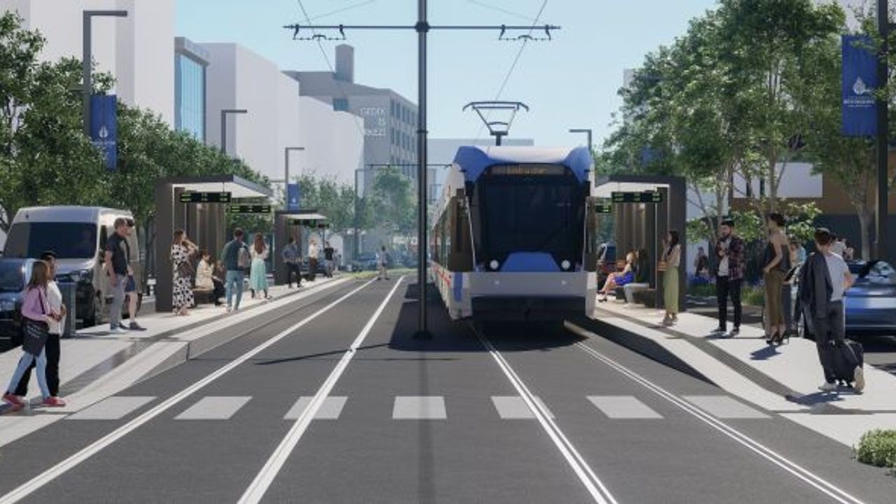21 km uzunluğunda ve 33 istasyondan oluşan Anadolu Tramvayı geliyor