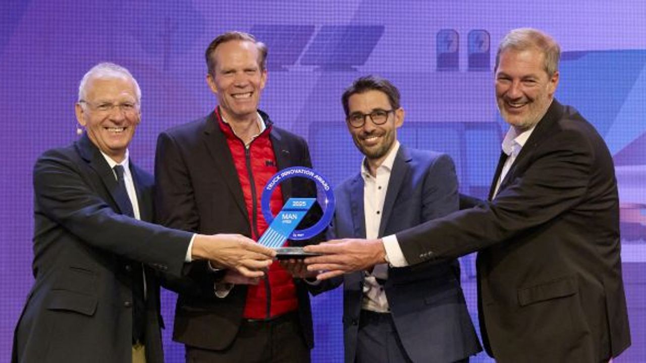MAN’ın hidrojen yanmalı kamyonu hTGX, ‘2025- Kamyon İnovasyon Ödülü’nü kazandı