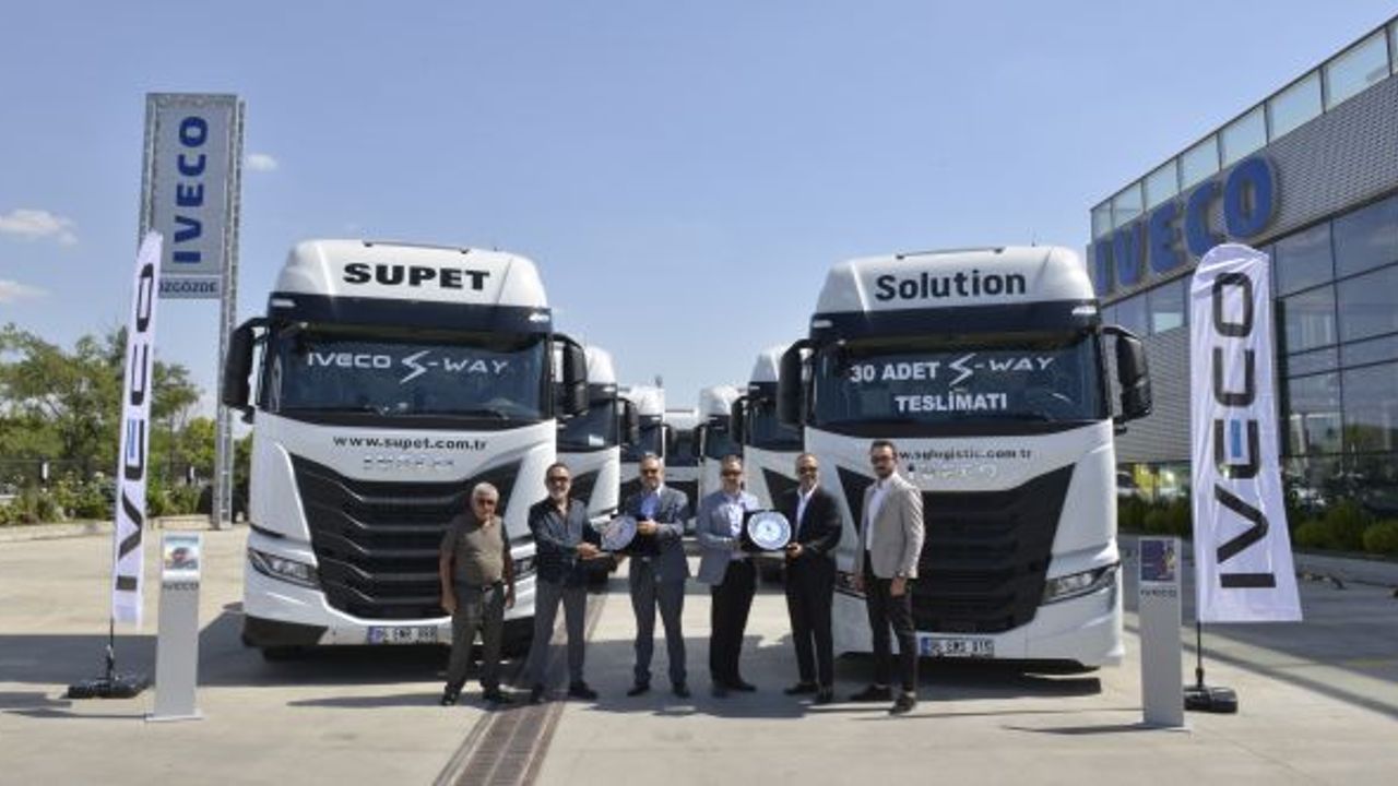 SUPET ve SOLUTION 30 adet IVECO S-Way yatırımının 16 adetini teslim aldı