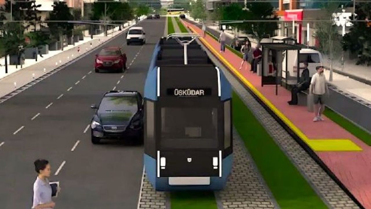 Üsküdar-Kadıköy-Maltepe Tramvay Hattı için ÇED başvurusu yapıldı