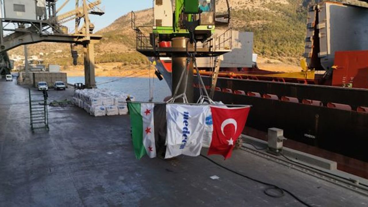 Medcem Çimento, 15 yıl aradan sonra Suriye’ye ilk çimento ihracatını gerçekleştirdi