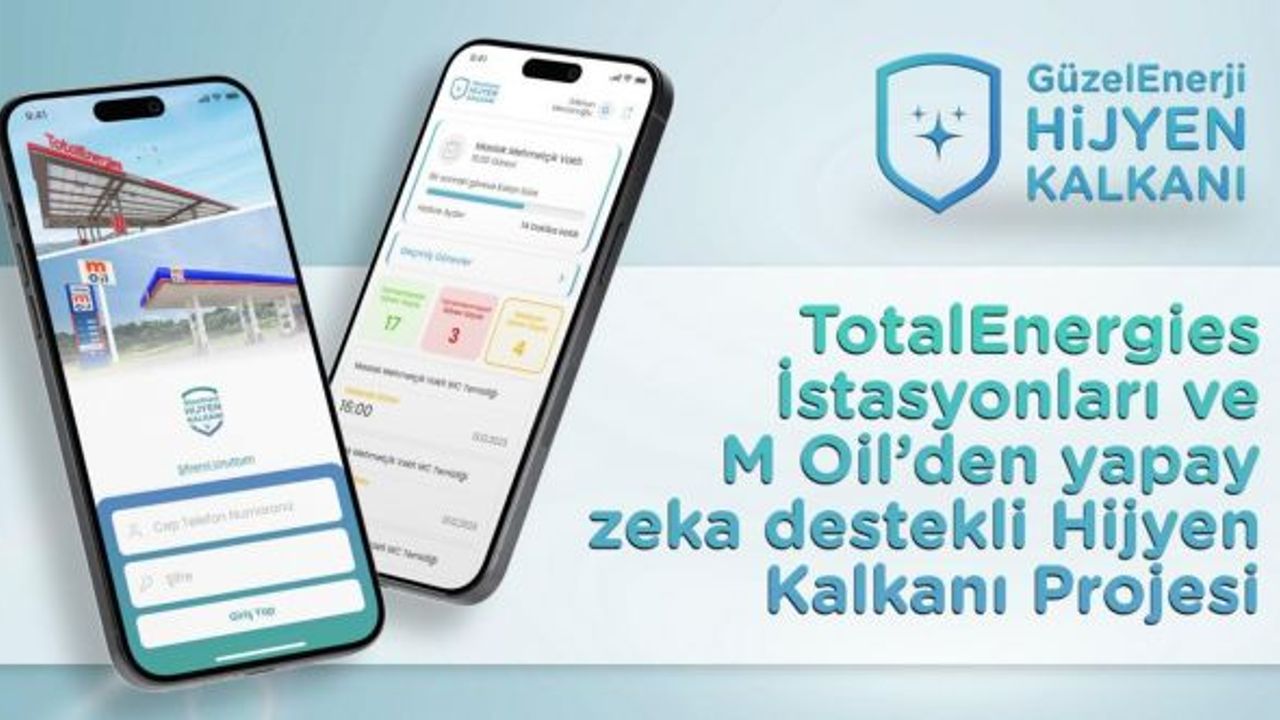 TotalEnergies İstasyonları ve M Oil’den yapay zekâ destekli Hijyen Kalkanı Projesi