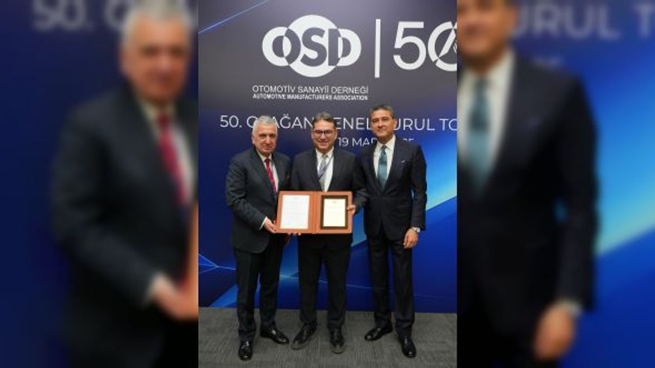 Maxion Jantaş, ‘OSD Tedarik Başarı Ödülü’nün sahibi oldu
