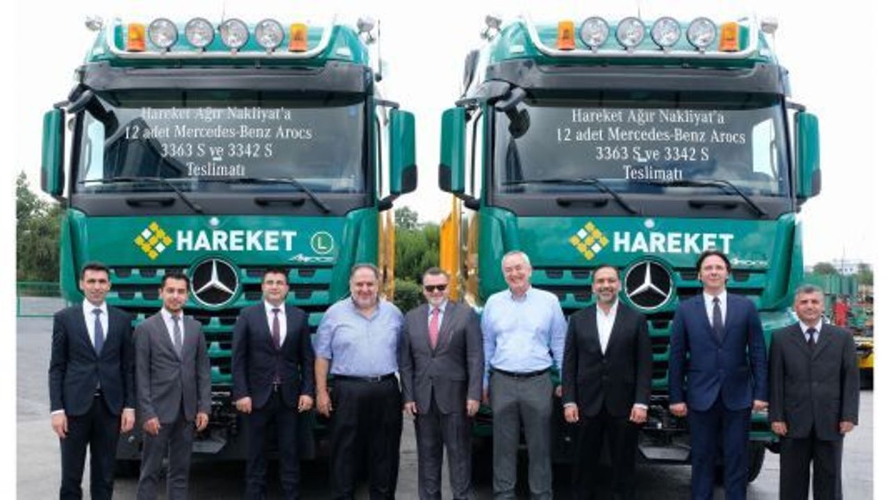 Ağır Nakliye Sektörü’ne 12 Arocs Çift Çeker Çekici
