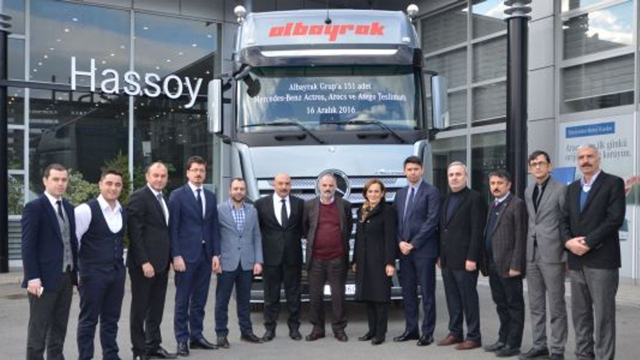 Albayrak Grubu filosunu 151 Mercedes-Benz Actros kamyonlarla genişletti