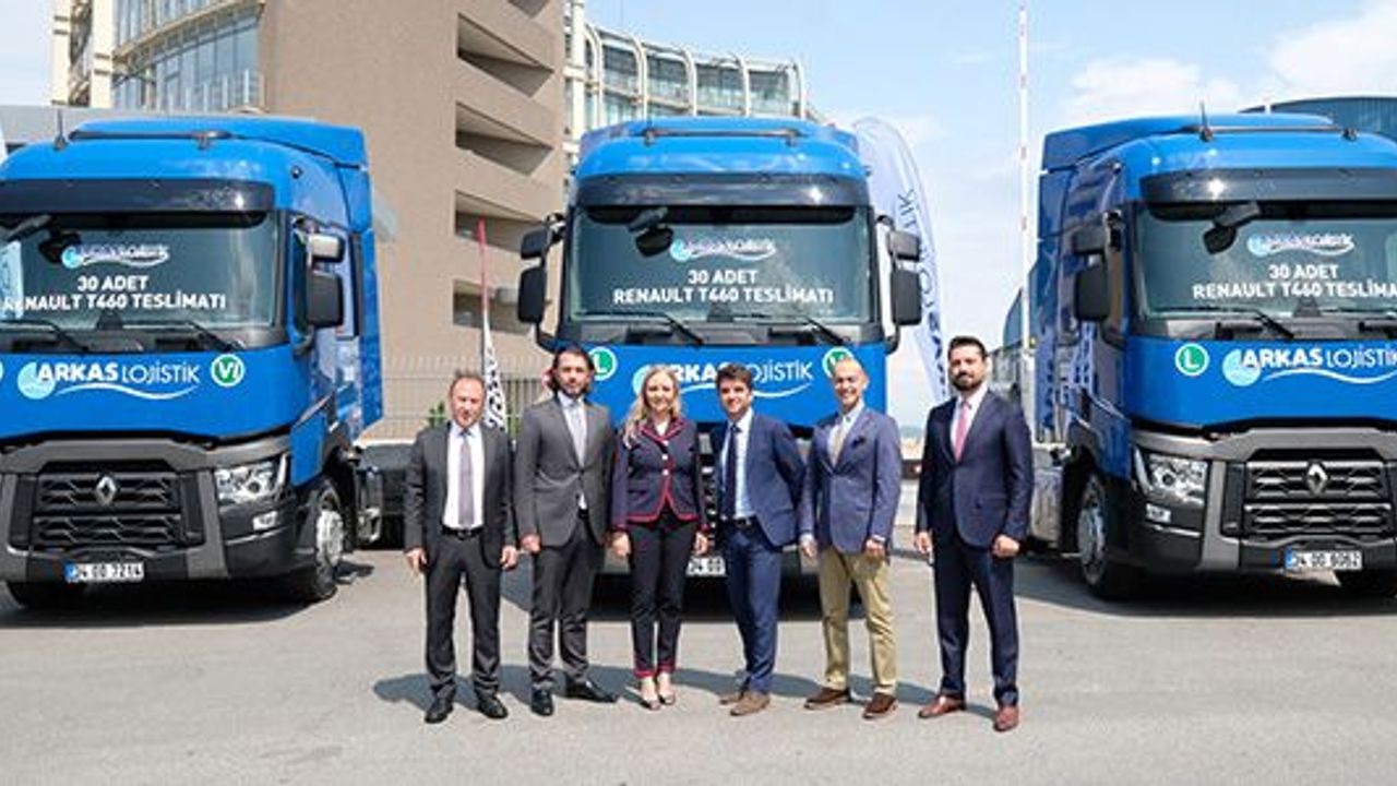 Arkas Lojistik, Renault Trucks ile 2.5 milyon Euro’luk filo yatırımı yapıyor