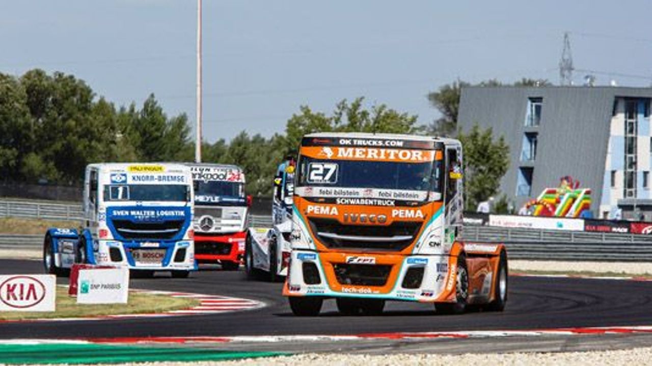 Bullen of IVECO Magirus Slovakya Ring Grand Prix yarışında