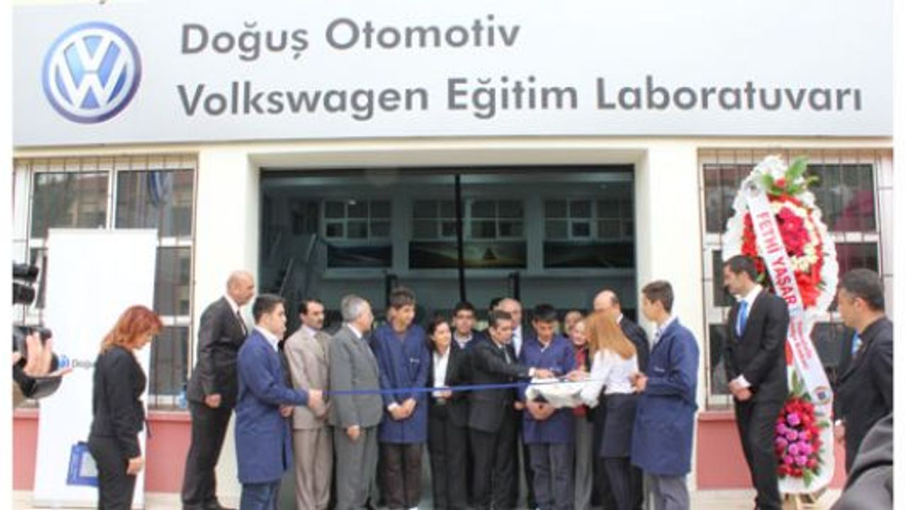 Doğuş Otomotiv Volkswagen Eğitim Laboratuarı Gazi Endüstri Meslek Lisesi’nde açıldı