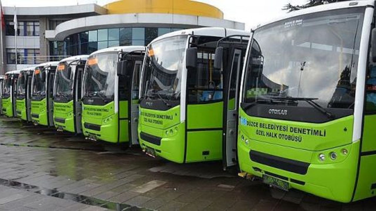 Düzce kentiçi ulaşım filosuna 34 Otokar, 3 körüklü Mercedes 