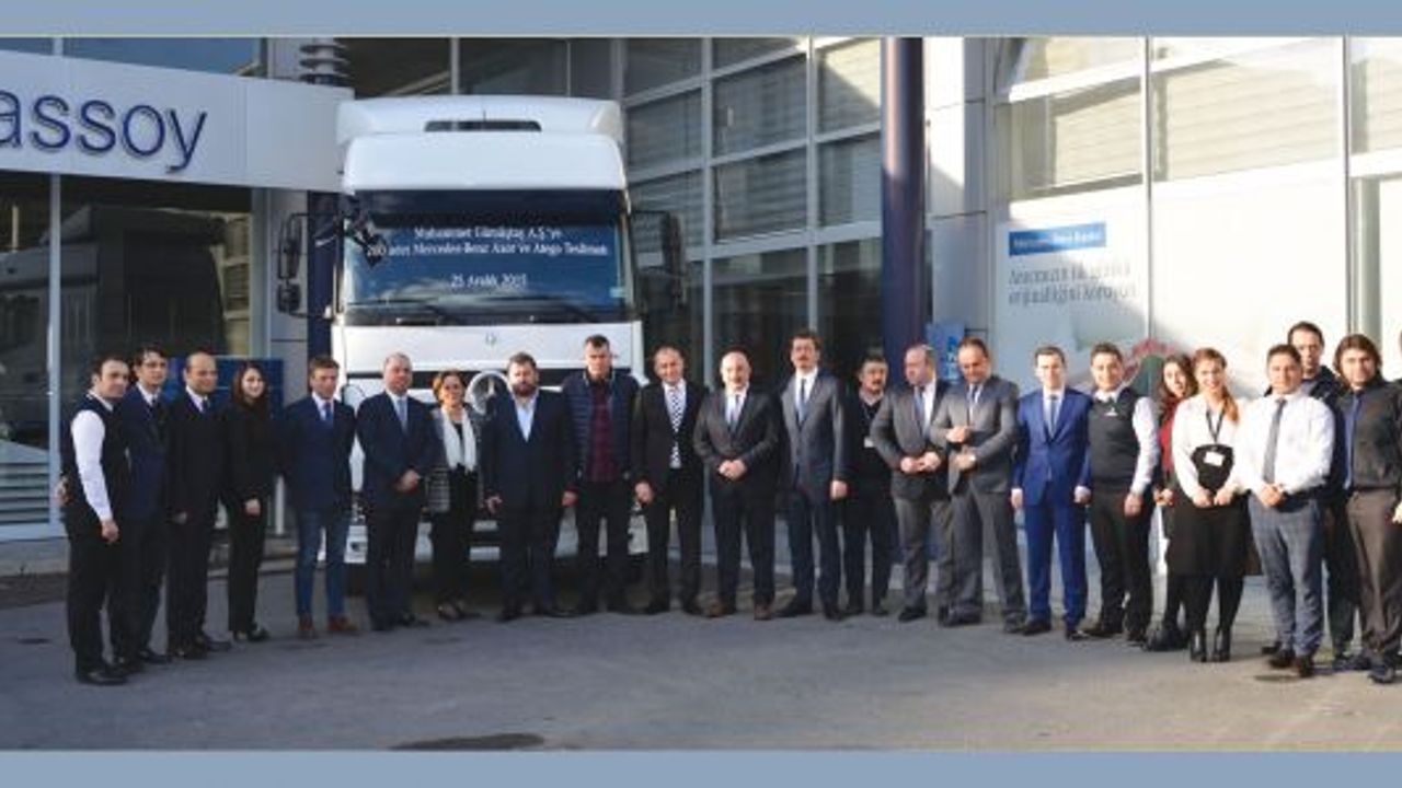 Mercedes'ten Muhammet Gümüştaş AŞ’ye 200 Axor ve Atego