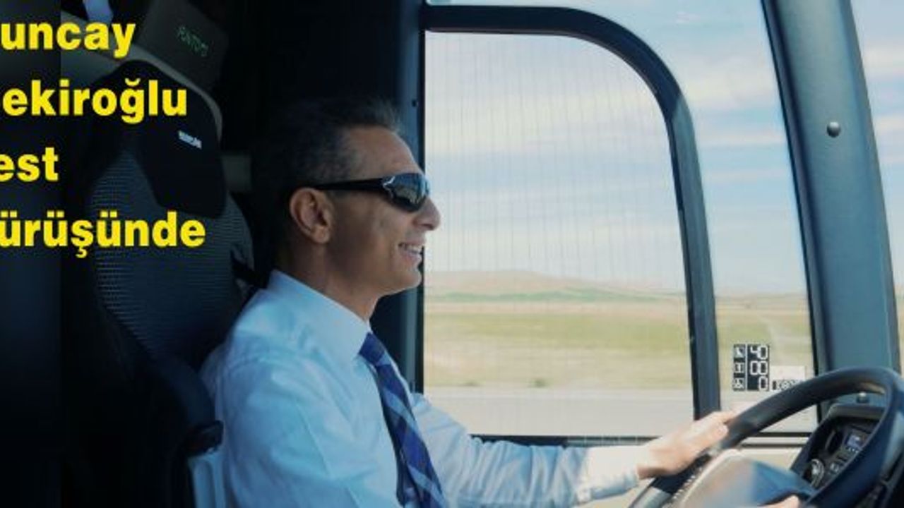 NEOPLAN Yeni Tourliner’ın ilk test sürüşü Genel Müdür Tuncay Bekiroğlu’ndan…