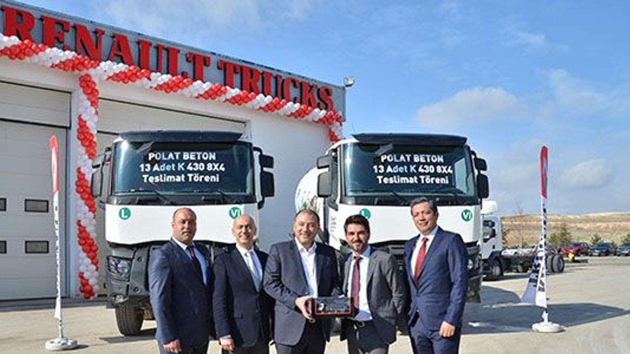 Renault Trucks K serisi, gücü ile hazır beton nakliyesinde 