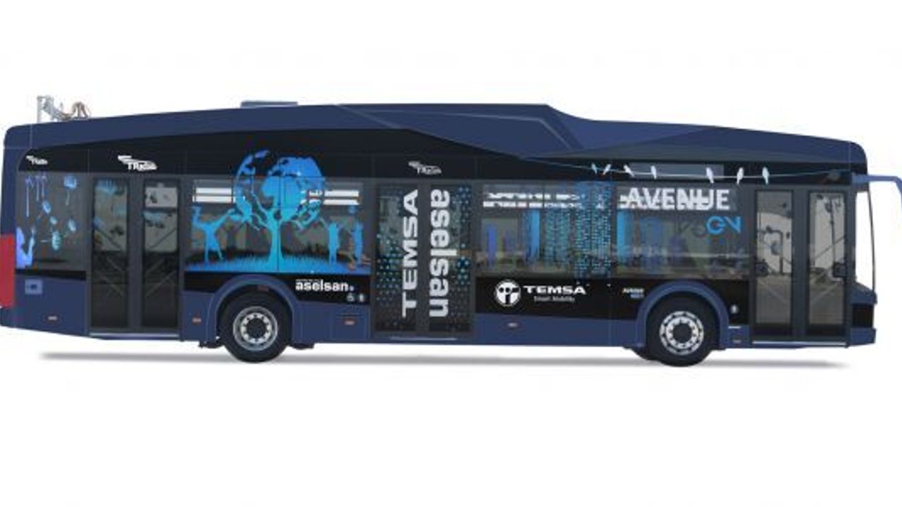 TEMSA ve ASELSAN ortak üretimi ilk yüzde 100 milli elektrikli otobüs Avenue EV “yola çıktı”
