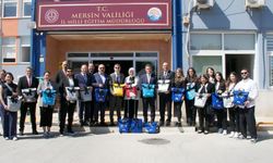 Eski Brandalardan Yapılan 200 Okul Çantası Mersin İl Milli Eğitim Müdürlüğü'ne Teslim Edildi