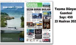 Taşıma Dünyası Gazetesi 23 Haziran 2025 tarihli 450. sayısını PDF Formatından Okuyabilirsiniz