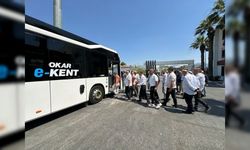 Denizli’de Otokar e-Kent otobüsün test sürüşleri yapılıyor