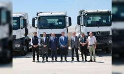 Tokat Belediyesi filosuna 5 Mercedes-Benz Actros kattı
