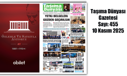 Taşıma Dünyası Gazetesi 10 Kasım 2025 tarihli 455. sayısını PDF Formatından Okuyabilirsiniz