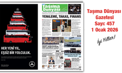 Taşıma Dünyası Gazetesi 1 Ocak 2026 tarihli 457. sayısını PDF Formatından Okuyabilirsiniz