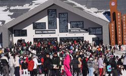 Denizli Kayak Merkezi doldu taştı