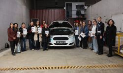 Kadınlara Özel Araba Bakım Kursu tamamlandı