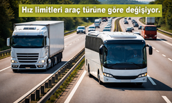 Hız limitleri araç türüne göre değişiyor: Otobüslerde otoyol limiti 100 km/s
