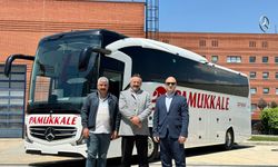 Hassoy Otomotiv’den Pamukkale Turizm bireysel otobüsçüsü Murat Tümsek’e Travego teslimatı