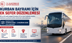 Bakanlıktan Kurban Bayramı İçin Ek Sefer Düzenlemesi