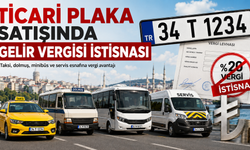 “Plakasını Satan Taksi, Dolmuş, Minibüs ve Servis Esnafına Vergi Muafiyeti”