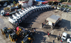 ASKİ araç filosuna 21 araç ve iş makinesi daha filoya katıldı
