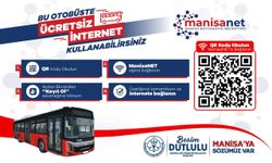 Manisa Büyükşehir Belediyesi Otobüslerinde Ücretsiz İnternet Dönemi