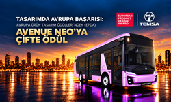 TEMSA’nın elektrikli otobüsü Avenue Neo’nun tasarımına Avrupa’dan iki ödül