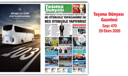 Taşıma Dünyası Gazetesi’nin 29 Ekim 2026 tarihli 470. sayısı PDF formatından okuyabilirsiniz