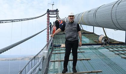 Çanakkale Boğazı’nda 70 adet tabliye bloğunun montajı bitirildi