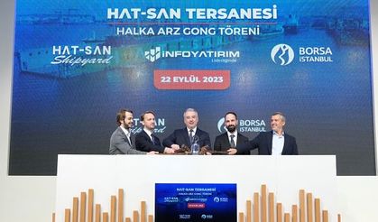 Borsa İstanbul’da gong Hat-San Tersanesi için çaldı