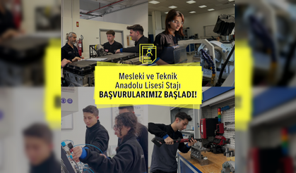 Mercedes-Benz Türk’te Mesleki ve Teknik Anadolu Lisesi Staj Başvuruları Başladı