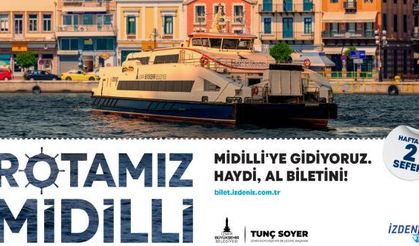 “Rotamız Midilli” seferleri 3 Mayıs’ta başlıyor